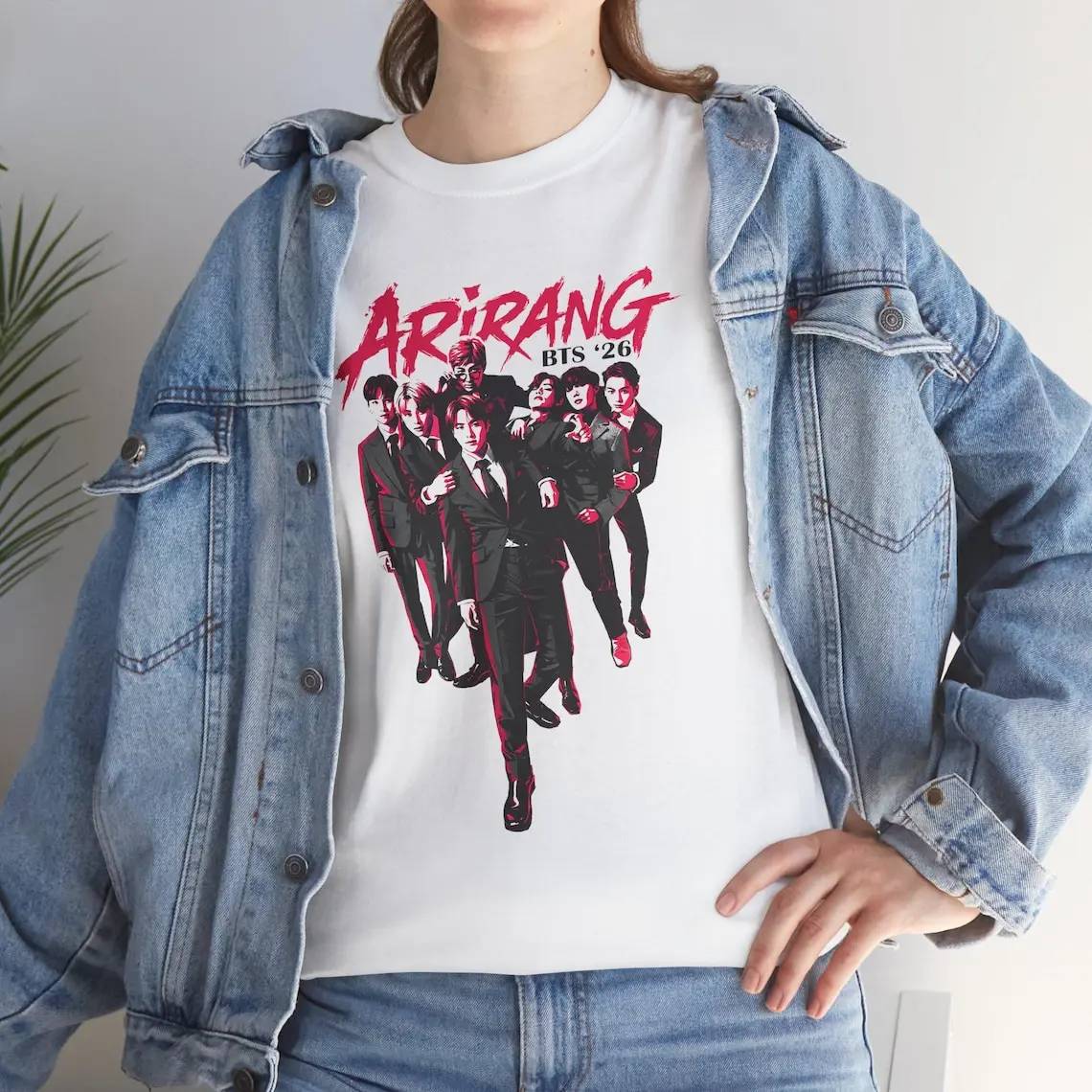 Arirang Inspired K-Pop Fan T-Shirt Korean Pop Streetwear Unisex Graphic Tee