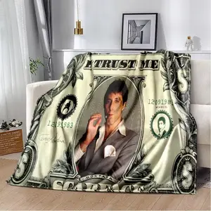 Movie Scarface Tony Soft Plush Blanket,Flannel Blanket Contemporary Style, deal for All Seasons, Suitable for use in living rooms, sofas and beds Great Gift for Family and Friends Blanket
