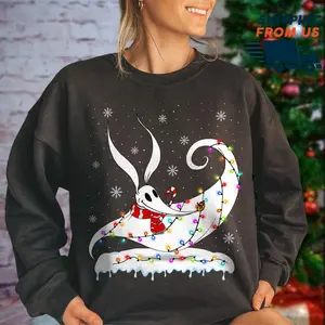 Zero Dog The Nightmare Before Christmas shirt Jack..Skellington Shirt land Xmas Shirt Christmas Lights shirt