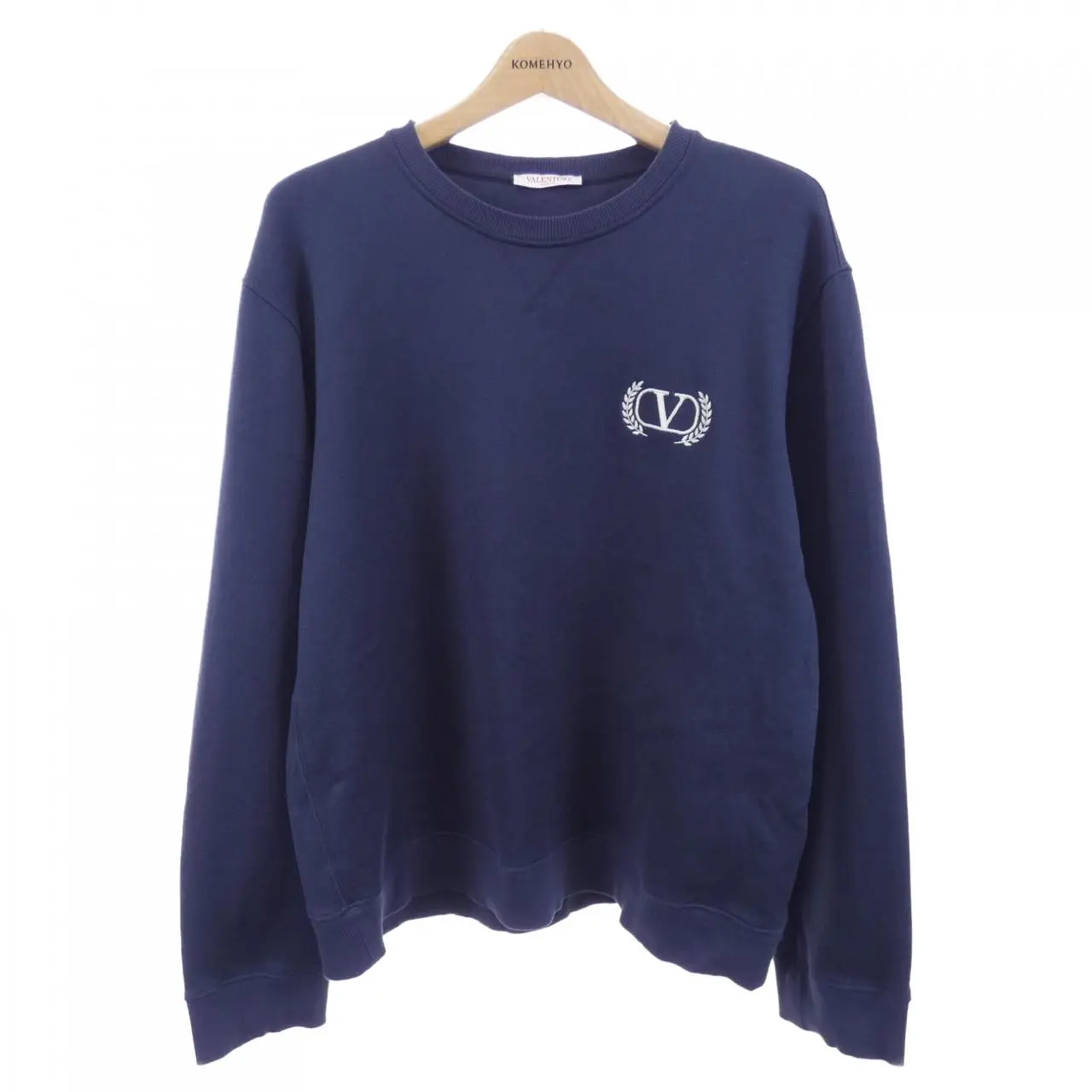 Pre-owned Valentino Cotton Small Leather Goods Sweatshirt