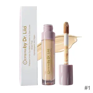 EPILYNX Allergen-Free Under Eye Concealer Cosmetic (10g) - Hypoallergenic, Gluten-Free, Vegan, Waterproof, Hydrating, Smooth-Blending, Full-Coverage Makeup Product for Dark Circles, Matt Luminous Finish, Multiple Shades, Sensitive Skin Types