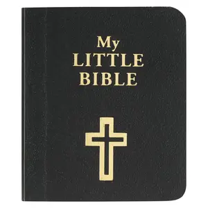 Mini KJV Bible 2 Inch Pocket Bible Black Compact Old & New Testament Key Verses Palm Size Scripture Gift Outreach Edition