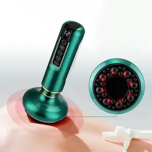 Electric Vacuum Cup Massager, Multi-Level Suction Cups, USB Rechargeable, Home Use Massage Tool, Holiday Gift, Body Scratching Device