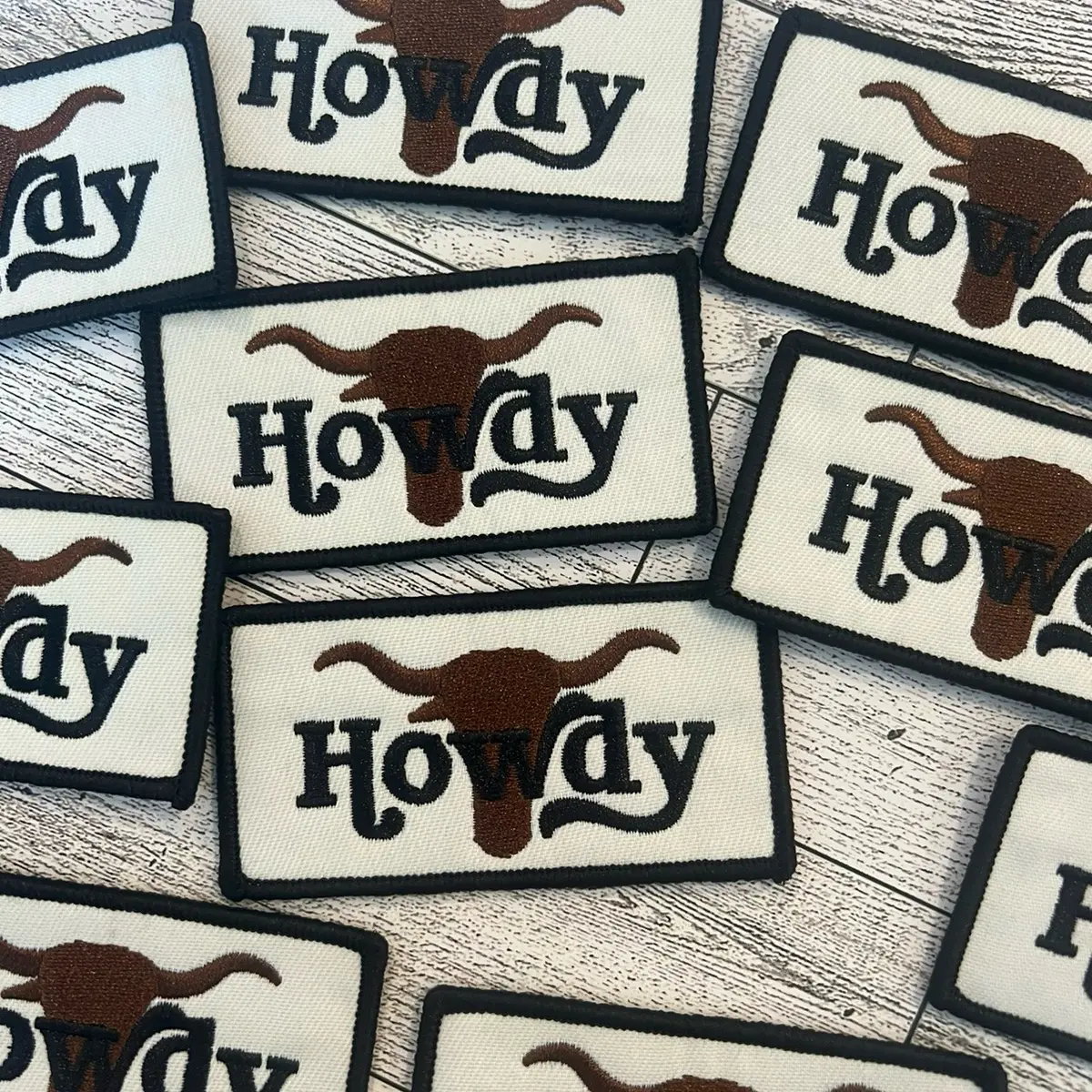 Howdy Iron on Patches