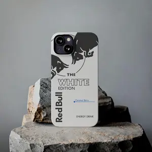 Redbull Energy Drink iPhone Case - White Coconut Bery Edition, Lightweight Design, Impact Resistant, Compatible with iPhone 11, 12, 13, 14, 15, 16, TPU & Polycarbonate