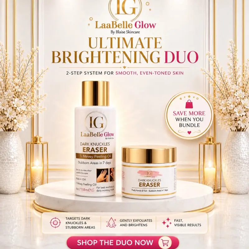 7X-Strong Brightening Ultimate Knuckles DUO Eraser Cream Beautiful Hand & Feet Stubborn Areas in 7 Days Pretty Hand Exfoliating oil and cream