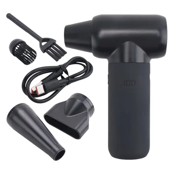 Lithium Battery Portable Handheld Blower - High-Speed Multifunctional Camera Care Tool with Blast Function, Nozzles, Included Bag, USB Charging for Dust Removal