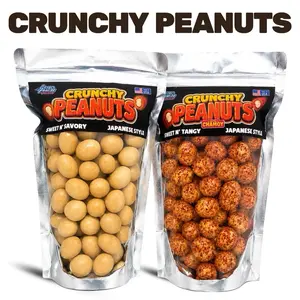 Crunchy Peanuts Snack - Japanese Style - Astro Freeze Treats - Sweet Savory Tangy - Crispy Snack - Tajin Chili Lime Seasoning