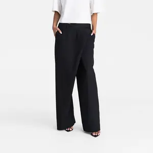 KBB by KAHLANA Women's Mid-Rise Straight Leg 'The Classic Trouser'