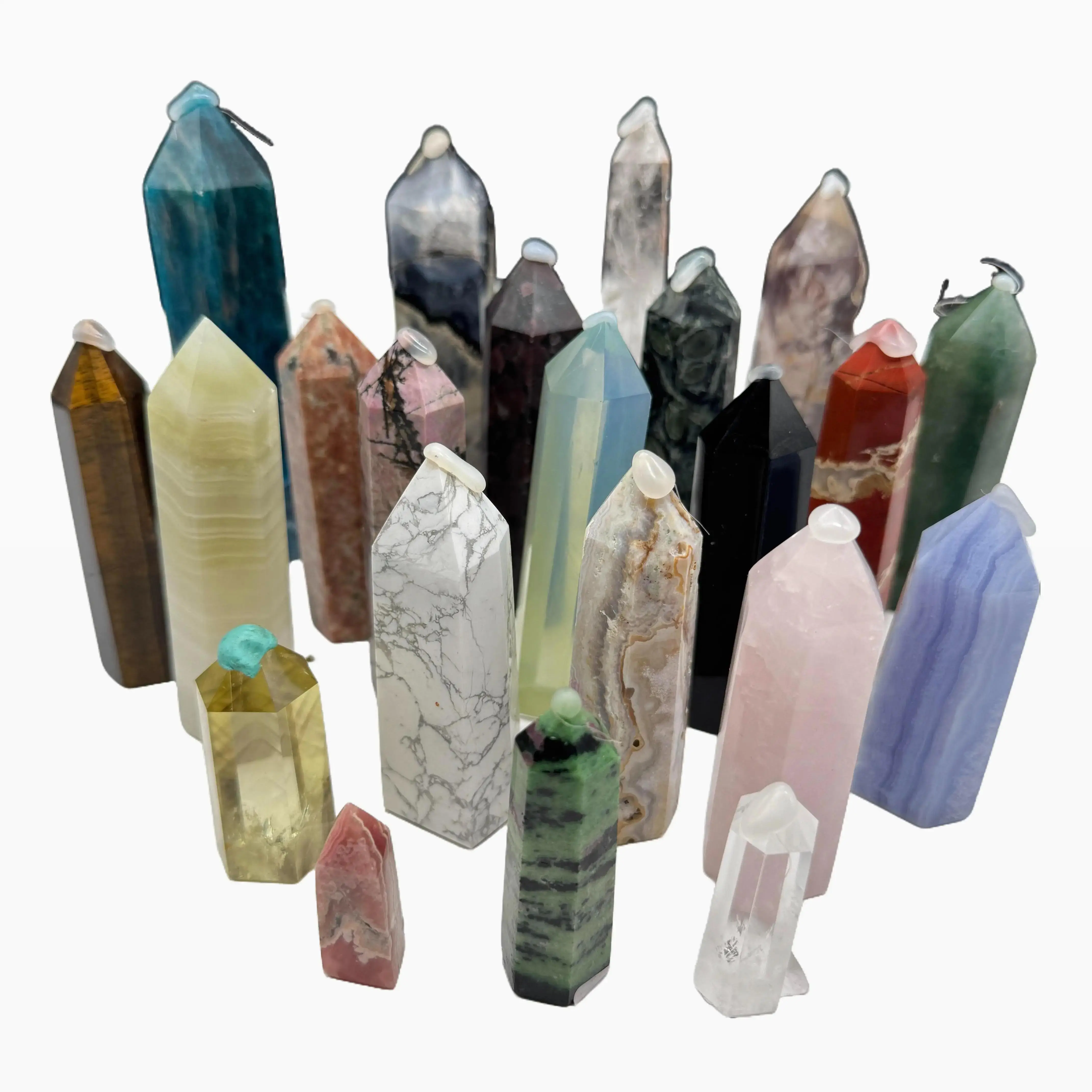 [Crescent Cast] All Mini & Small Crystal Towers | Energy & Intention in a Small Package ️- Options are in the Variations (Assorted Crystal Towers)