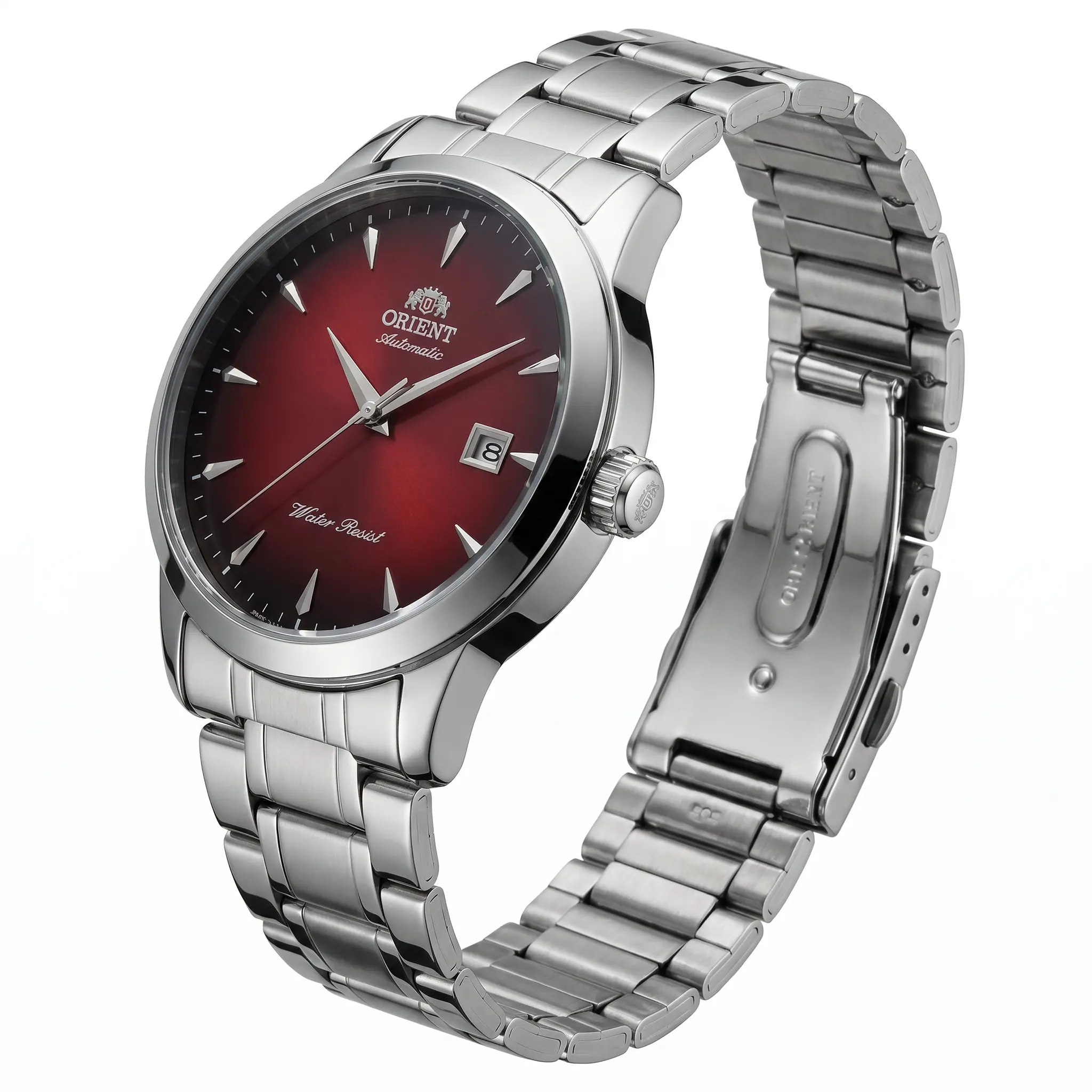 TimAdorn Men's Round Large-Dial Mechanical Watch - Metallic Retro Vintage Style, Calendar, Affordable Luxury Minimalist Wrist Watch, Reliable Companion for Business, Commuting
