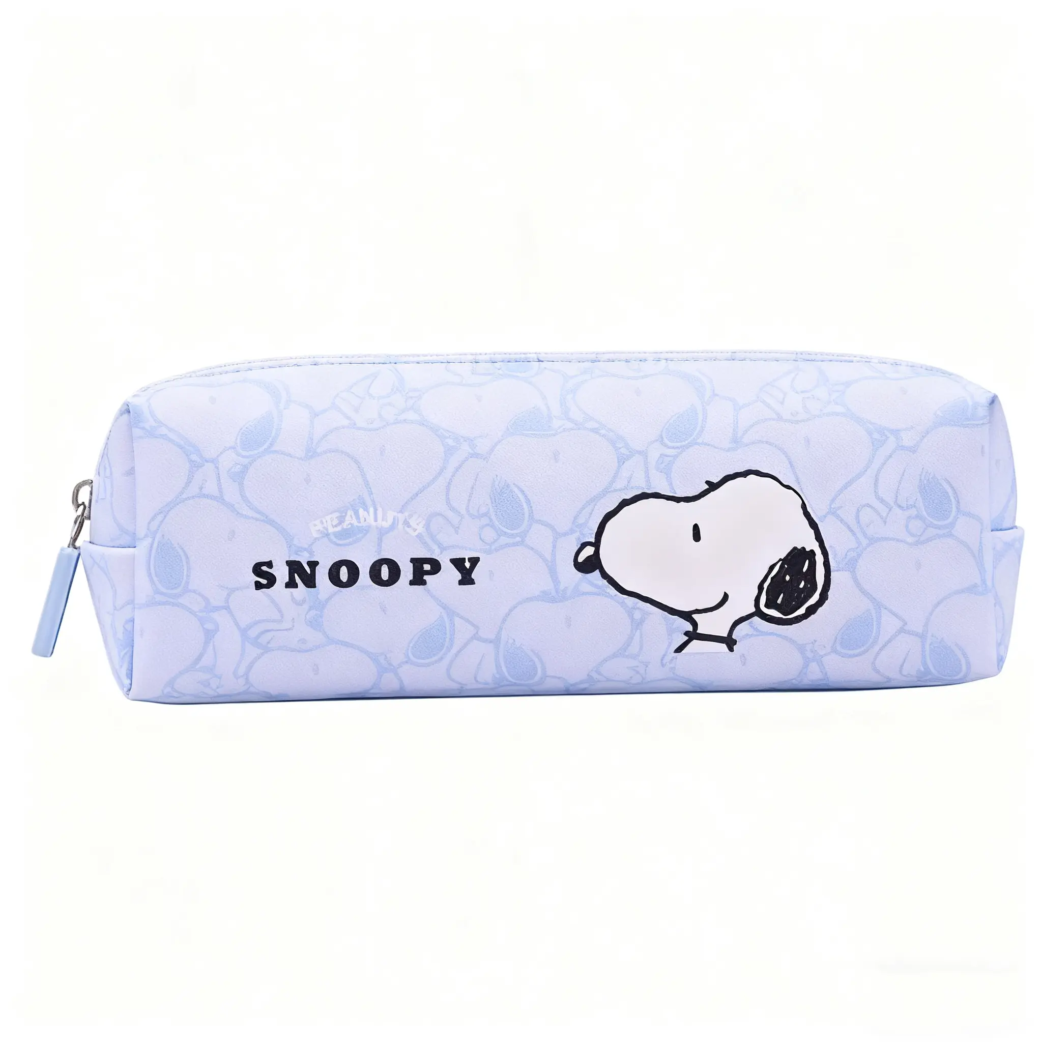[Back to school]MINISO x Peanuts Snoopy Large Capacity Pencil Case, Cute Zipper Pencil Pouch, Student Stationery Bag, Back to School Daily Use, Back To School