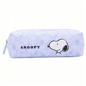 Snoopy Series Small Rectangle Makeup Bag - Light Blue | Adorable, Compact, and Perfect for On - the - Go Beauty Organization, Ideal Gift for Her Cosmetic Pouch