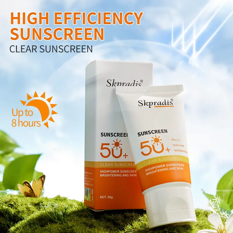 SKPRADIS UV Clear Face Sunscreen, SPF50+ Oil-Free Sunscreen with Zinc Oxide, Dermatologist Recommended Sunscreen, 1.7 oz Pump Facial Skincare