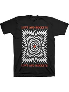 Love and Rockets Men's Illusory Motion T-Shirt |   Officially Licensed Merchandise