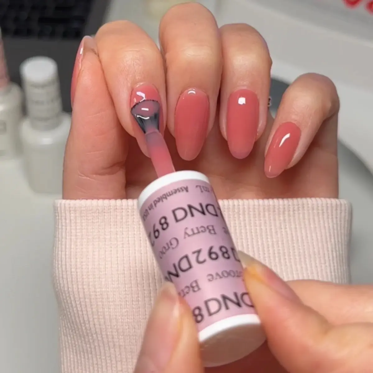 DND 892 Berry Groove Gel and Lacquer Duo nail care nail art sheer color