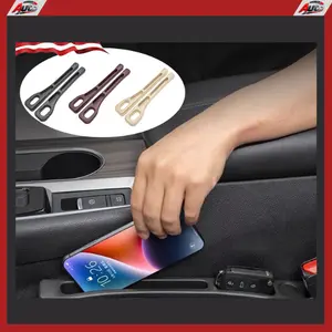 Car Seat Gap Filler Leather Multifunctional Accessories with Storage Organizer