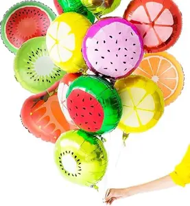 24pc Fruit Balloons Foil Balloons Mylar Balloons for Party Decoration, Balloons 18"