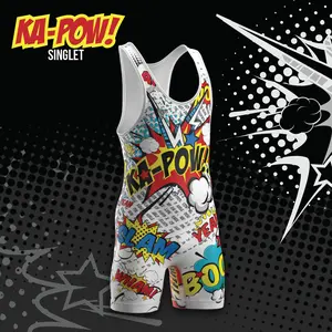 Ka-Pow Wrestling Singlet