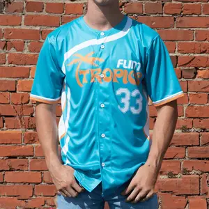 Flint Tropics Semi-Pro Jackie Moon Baseball Jersey