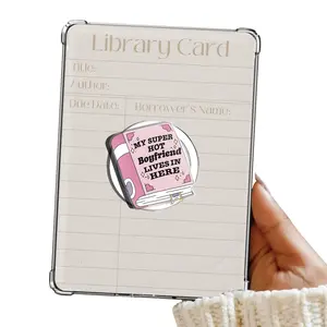 My Super Hot Boyfriend Lives In Here Pink Book Magnetic Kindle Grip Kindle Holder Book Lover Grip Kindle Accessories Phone Holder MagSafe PopSocket Phone Grip Magnetic Pop Socket Phone Grip