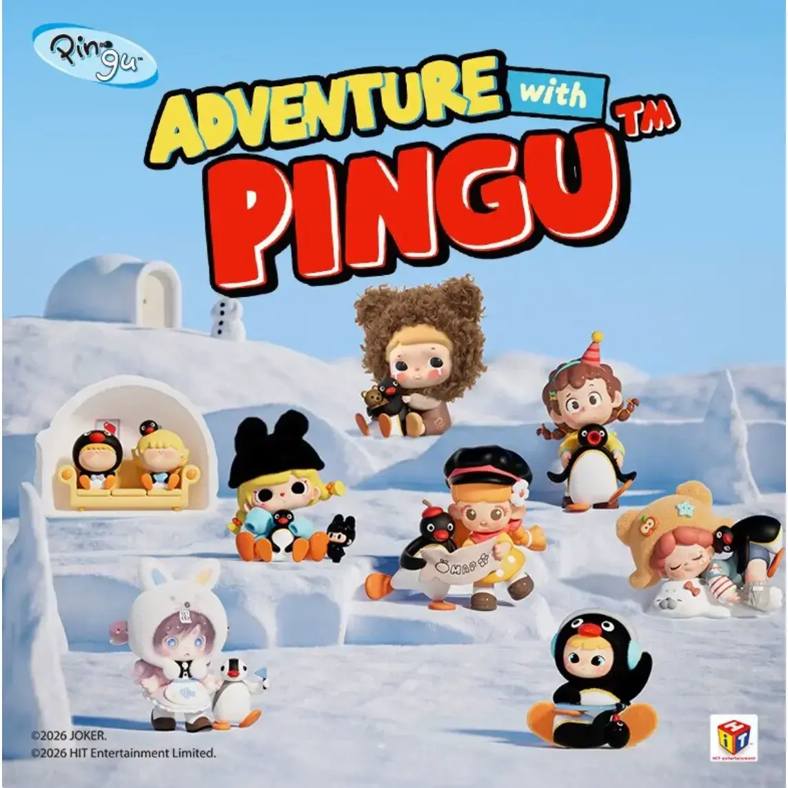 1724. Pingu 45th Anniversary Warm Adventure Series Blind Box