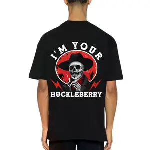 Im Your Huckleberryy Print T-Shirt Trending Shirt Tee Menswear Womenswear Casual Fashion, Crew Neck Cotton T-shirt
