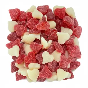 Valentine Special - Love Hearts Sweet & Sour Gummies Candy Snack Gummy Soft and Chewy 10 oz - Sweet Bonbon Candy