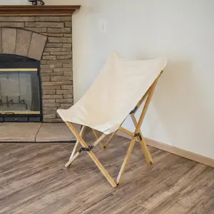 AmeriHome Butterfly Canvas Folding Chair