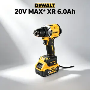DEWALT 805 Hammer Drill, Brushless Cordless Design. Features 10mm Keyless Chuck, Dual Speed And Stable Impact Rate. Perfect For Construction Projects, Renovation Work And Professional On-site Drilling Tasks.