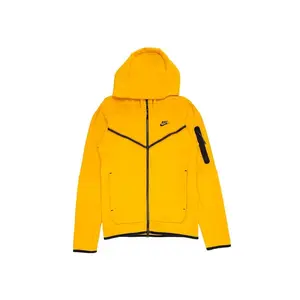 Nike Men's Sportswear Tech Fleece Full-Zip Hoodie Yellow/Black, from StockX