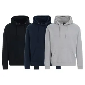 3-Pack Men's Heavyweight Fleece Lined Full-Zip & Pullover Hoodie Sweatshirt (Sizes S-2XL) Women's Unisex Casual Hoodie