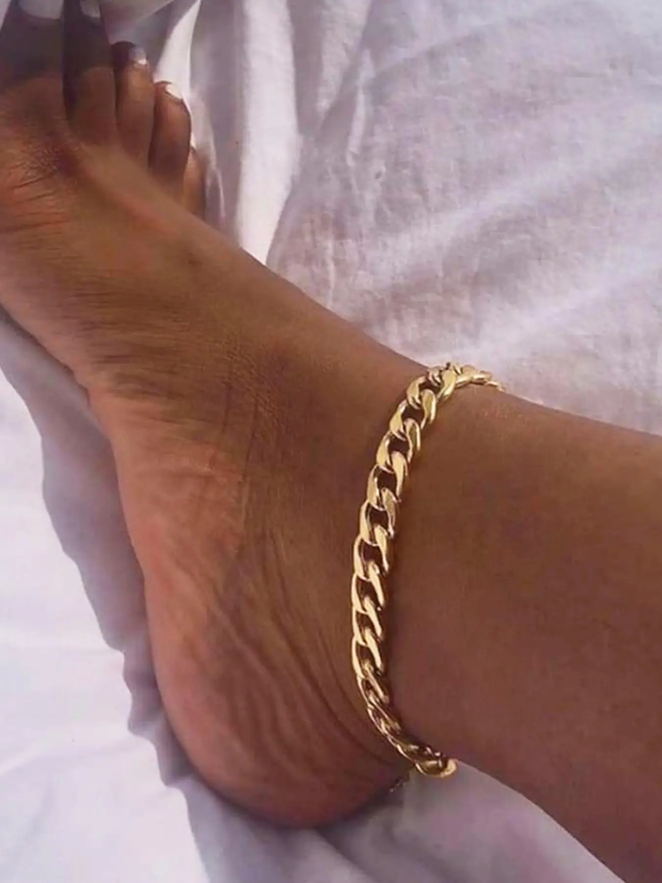 Fashion Chain Design Anklet for Women & Girls, Fashionable Jewelry, Fashion Jewelry for Party, Daily Clothing Decor, Trendy All-match & Exquisite Jewelry for Birthday Gift, Dainty Layered Anklet, Trendy Fashionable Accessories, Jewelry Gifts