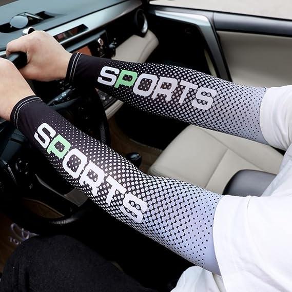 5 Pairs UV Protection Cooling Arm Sleeves for Men & Women UPF 50 Cooling Sports Sleeve Compression Sun Sleeves for Men Women Youth, Tattoo Cover Up