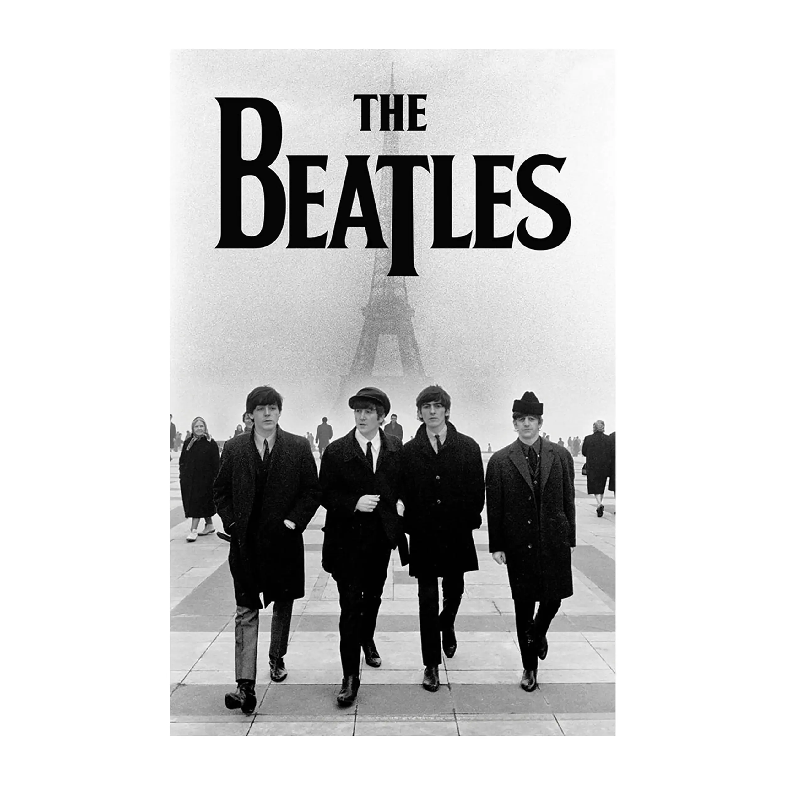 The Beatles - Eiffel Tower - 11x17 Poster