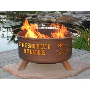 Patina Products  Fresno State Fire Pit, Patio Fire Pit, Portable Fire Pit, Fire Pit Outdoor, Wood Burning Firepit