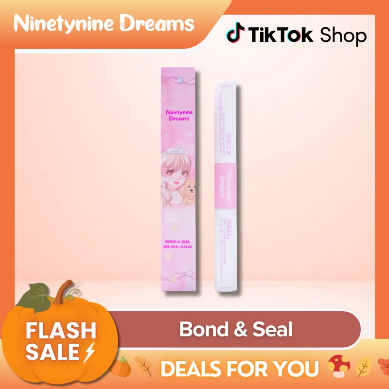 Ninetynine Dreams Bond & Seal Clear Long Lasting, Waterproof, Latex-Free, Tear-proof Eyelash Glue