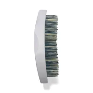 JIGGSAWMILLIONS Hard Wave Drop Brush with  Bristle Curved Brushes for Men and Women - White Wave Drop Mixed Tone Hard Bristles