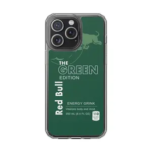Red Bull Green Edition Phone Case, iPhone 17 16 15 14 13 12 11 X 8 7 Pro Max/Pro/Mini, SAMSUNG GALAXY 21 S22 S23 S24 25 ULTRA PLUS Shockproof Anti-Drop Protective Cases