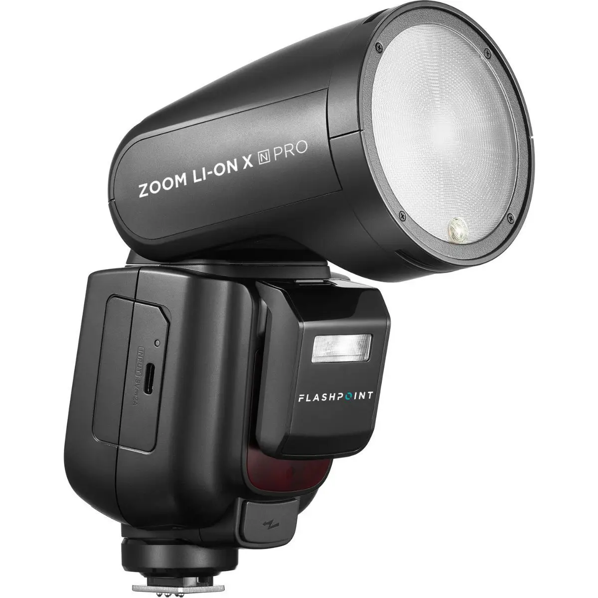 Flashpoint Zoom Li-Ion X PRO R2 TTL Round External Flash - Wireless, Hot Shoe Compatible, Detachable Lens Accessory for Nikon Godox V1Pro N with TTL Sync, Accessories