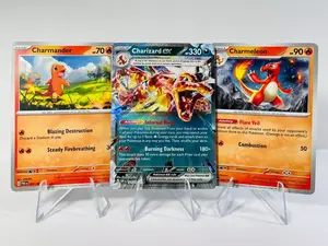 3  Pokemon TCG Trick or Trade Booster Packs 22 23 24 Halloween Card Bundle Charizard & Charmeleon & Charmander