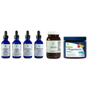 IFastFit Thyroid Bundle Kit Supplement for Hypothyroidism with Selenium, Potassium Iodine & Minerals - Healthcare Dietary Supplement