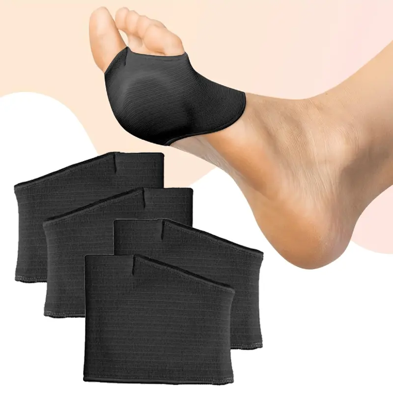 Soft Gel Metatarsal Pads (2 Pairs) - Cushioned Anti-Slip Forefoot Cushion Sleeves for Men (Shoe Sizes 11+), Shock-Absorbing for Running, Work, Dancers, Fits Most But Not All Footwear, Healthcare