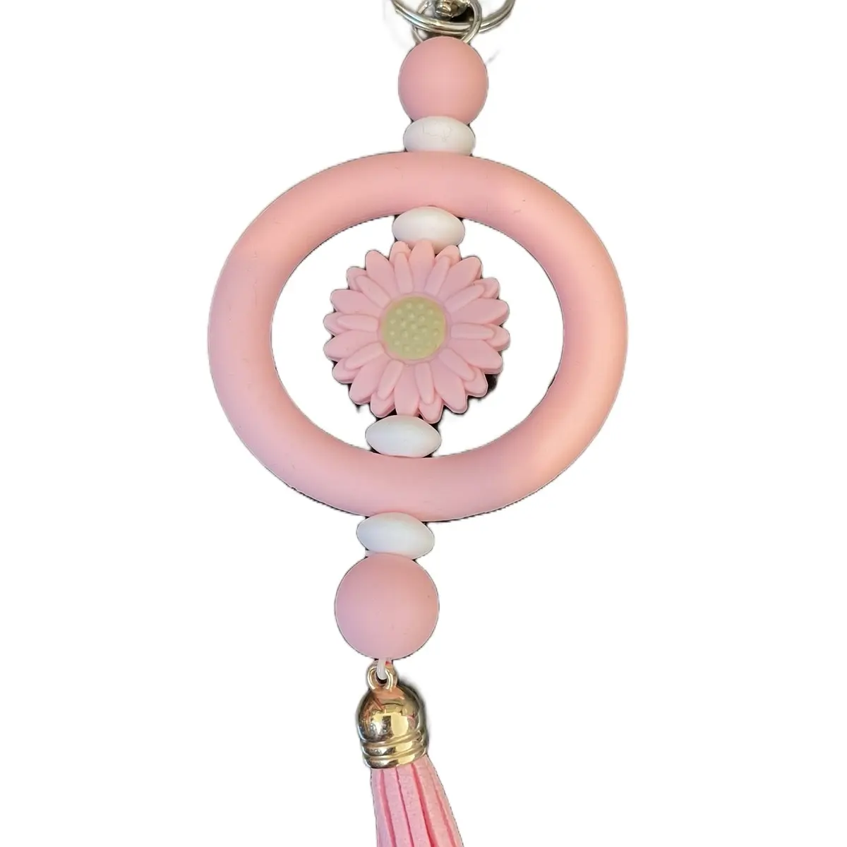 Silicone ring keychain