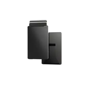 Groove Wallet - Gun Metal with Money Clip