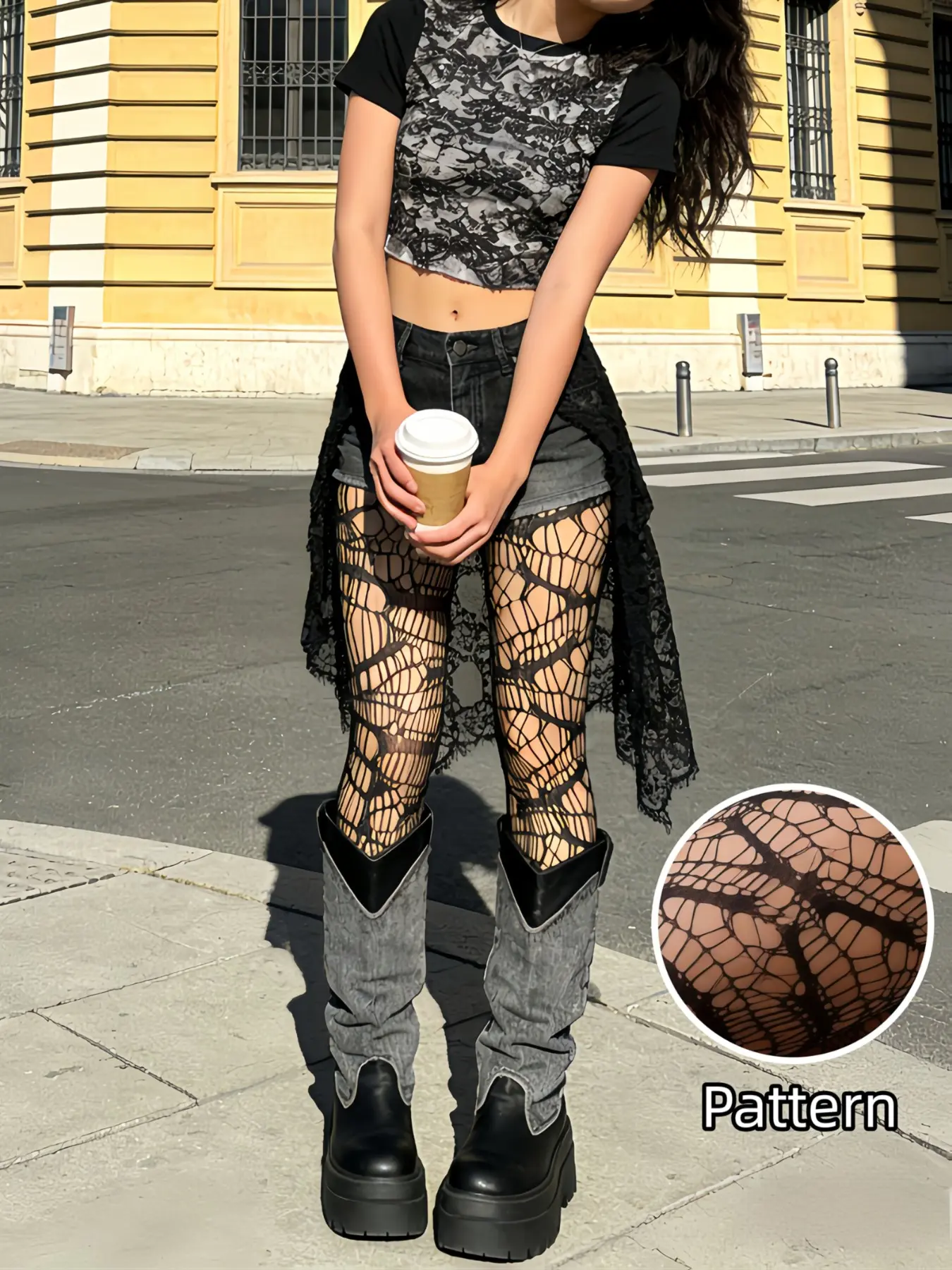 Women's Bat Pattern Nylon Stockings Tights High Elasticity Comfort Sexy Fashion Trendy Underwear for Everyday Party Street Entertainment Clothes