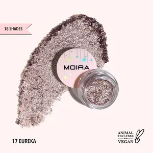 MOIRA | Starshow Shadow Pot (017) | Metallic Cream Eyeshadow with Rich Pigment & Long-Wear Finish