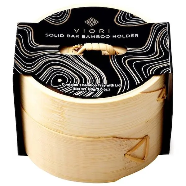 Bamboo Shampoo and Conditioner Bar Holder, Eco-Friendly Travel Case for Solid Bars, Handcrafted and Biodegradable Storage Container