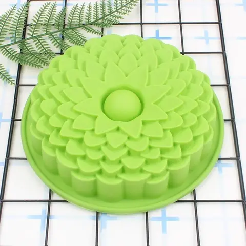 Flower Shaped Silicone Cake Mold, Silicone Cake Pan, 1 Count Reusable Cake Baking Mold, Kitchen Baking Tool for Home Use, Bakeware, Baking Supplies