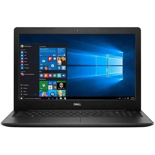 Dell Inspiron 15 3000 3583 Grade A-B Corporate Off-Lease Laptop - 15.6" Display, Intel Core i3-8145U 2.10GHz, 8GB RAM, 1TB Storage, 1MP Webcam Ready, Wi-Fi, Integrated Graphics, Windows 10 Pro, USB 3.0, Gigabit Ethernet, AC Adapter, Lithium-Ion Batteries,